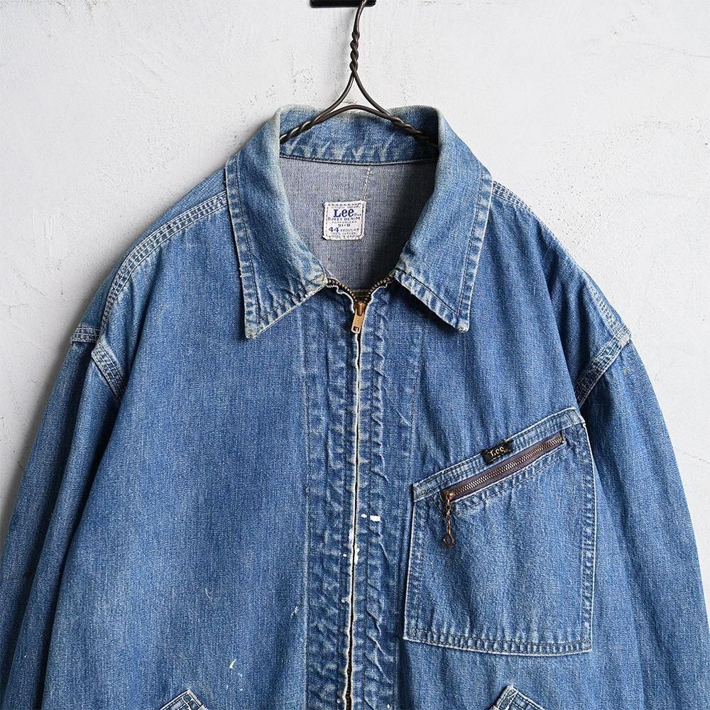 Lee 91-B DENIM WORK JACKET with PAINT（1960'S/GOOD INDIGO/SZ 44
