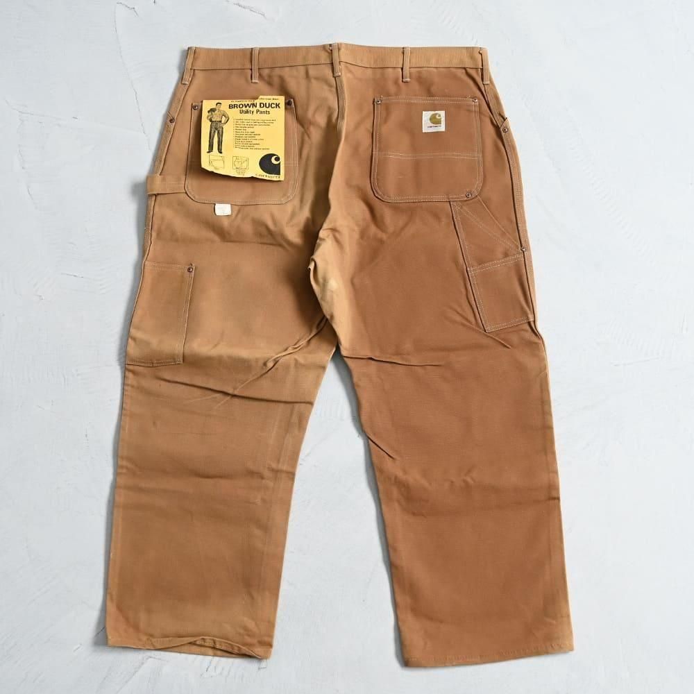 CARHARTT W/KNEE BROWN DUCK PAINTER PANTS（Around 1970'S/DEADSTOCK