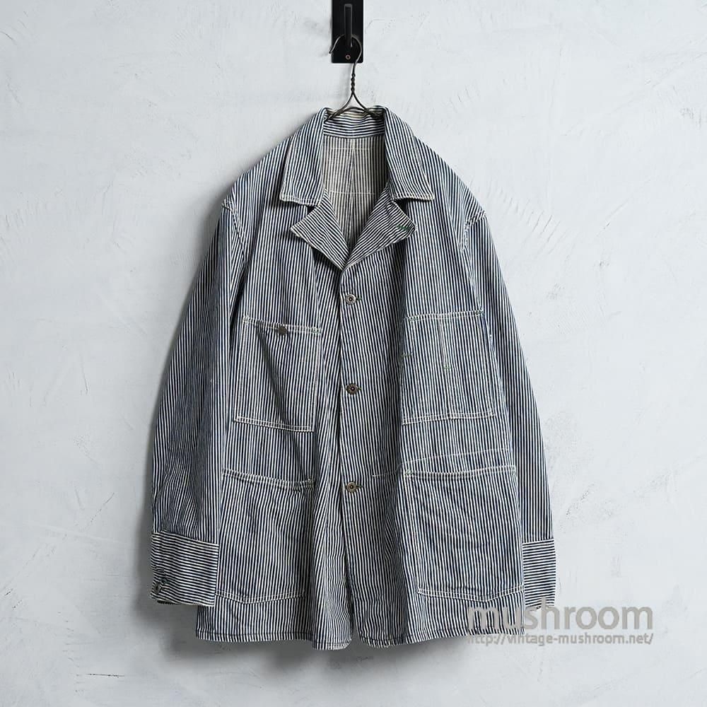 WW2 OSH KOSH HICKORY STRIPED COVERALL（1940'S/GOOD CONDITION