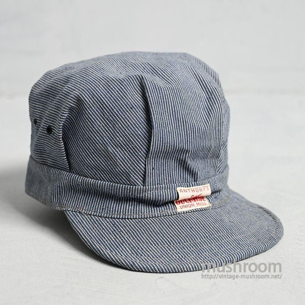 SUPER BUCKHIDE PIN-STRIPED WORK CAP（Around 1940'S/ALMOST