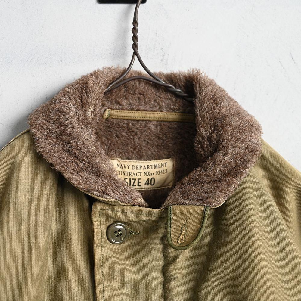 WW2 U.S.NAVY N-1 DECK JACKET（1940'S/GOOD CONDITION/SZ 40） - 古着