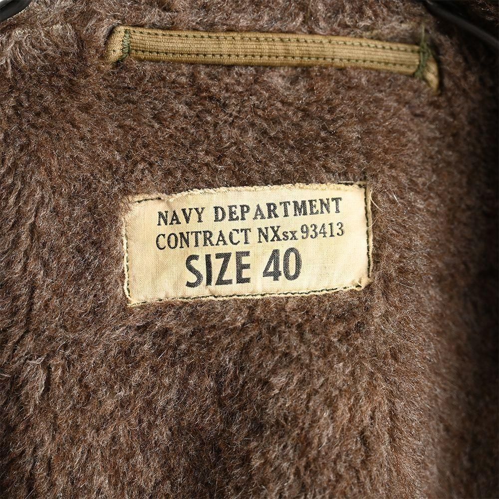 WW2 U.S.NAVY N-1 DECK JACKET（1940'S/GOOD CONDITION/SZ 40） - 古着