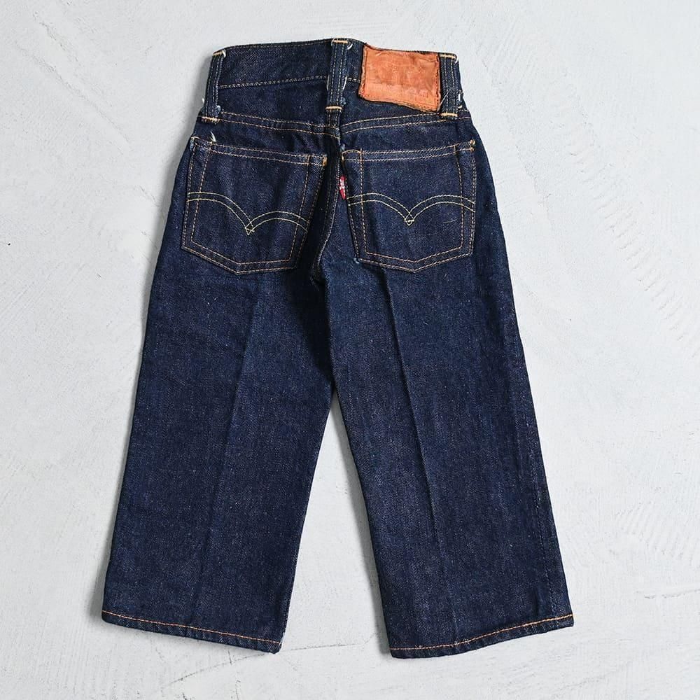 LEVI'S 503ZXX JEANS with LEATHER PATCH（1950'S/SUPER DARK COLOR