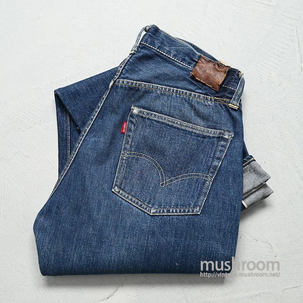 LEVI'S 501XX JEANS with LEATHER PATCH（'47 MODEL/VERY GOOD