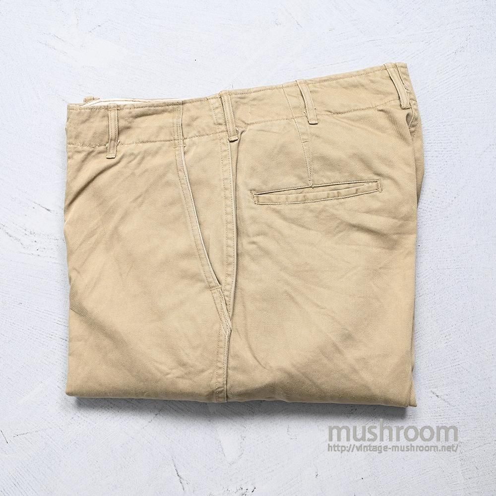 U.S.ARMY 45 KHAKI CHINO TROUSERS（Around 1940'S/VERY GOOD
