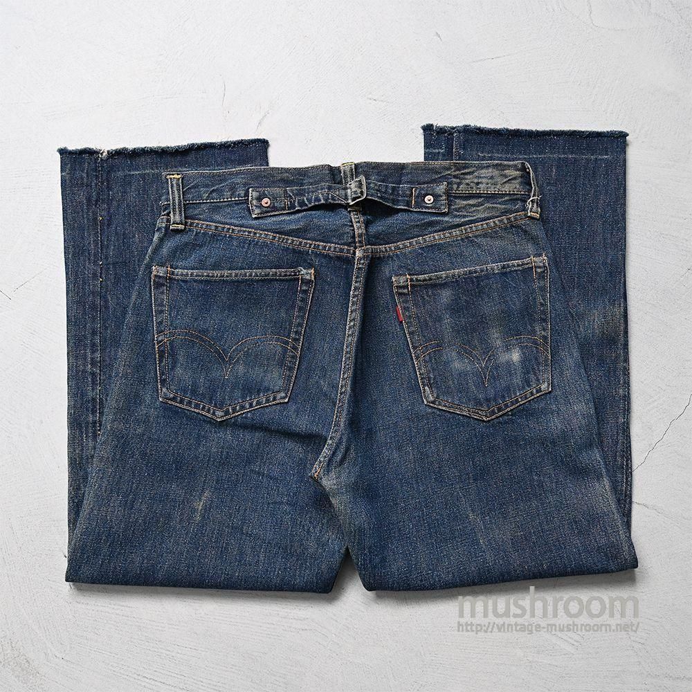 LEVI'S 501XX JEANS with BUCKLEBACK'37 MODEL/GOOD CONDITION