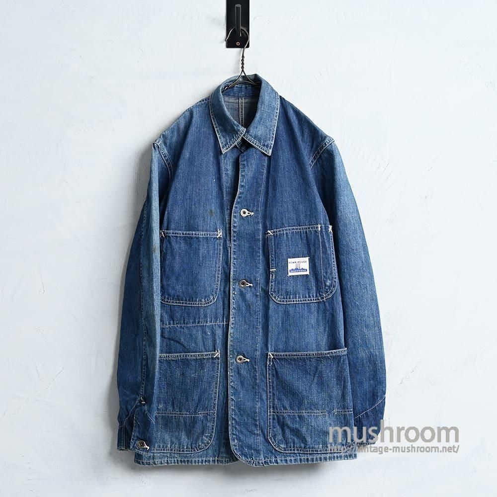 vintage powrhouse デニム　ボロ　40s スペシャル 30's 40's POWR HOUSE パワーハウス デニムカバーオール スペシャル 台