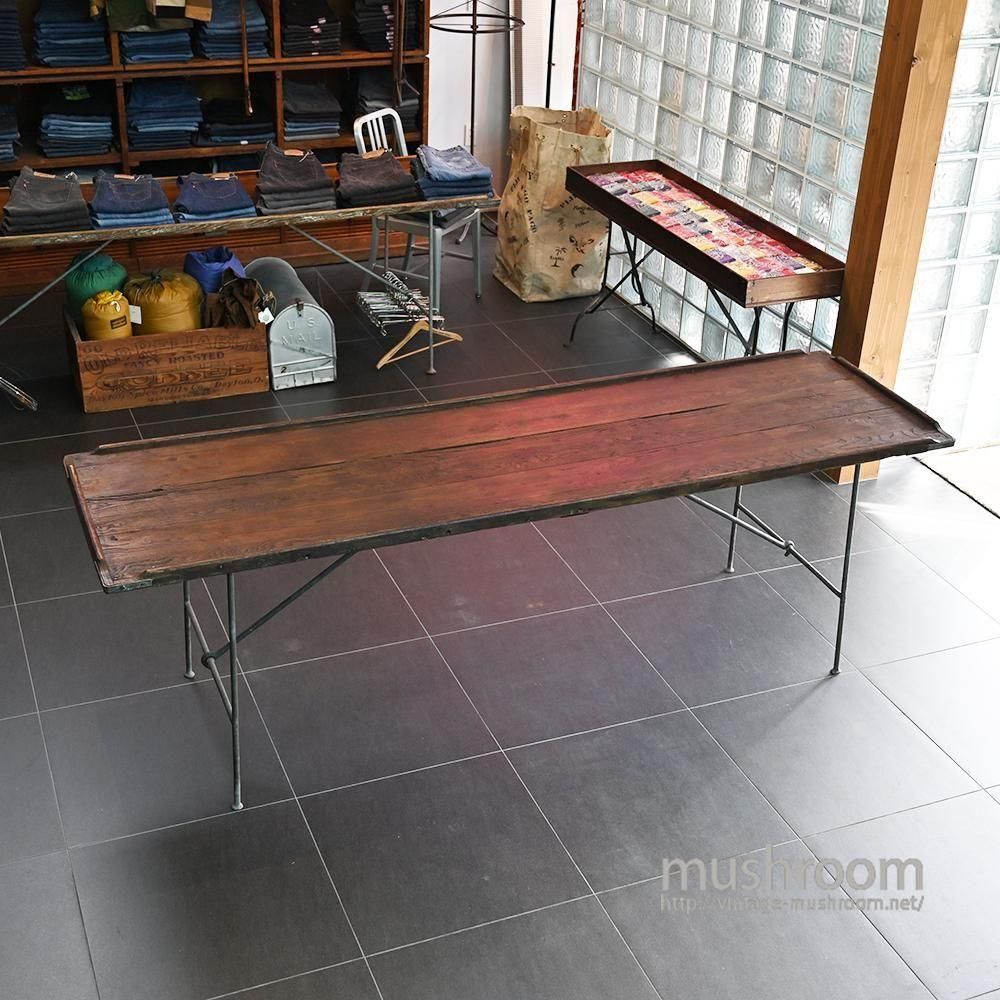 WW1-WW2 U.S.NAVY FOLDING WOOD TABLE - 古着屋 ｜ mushroom