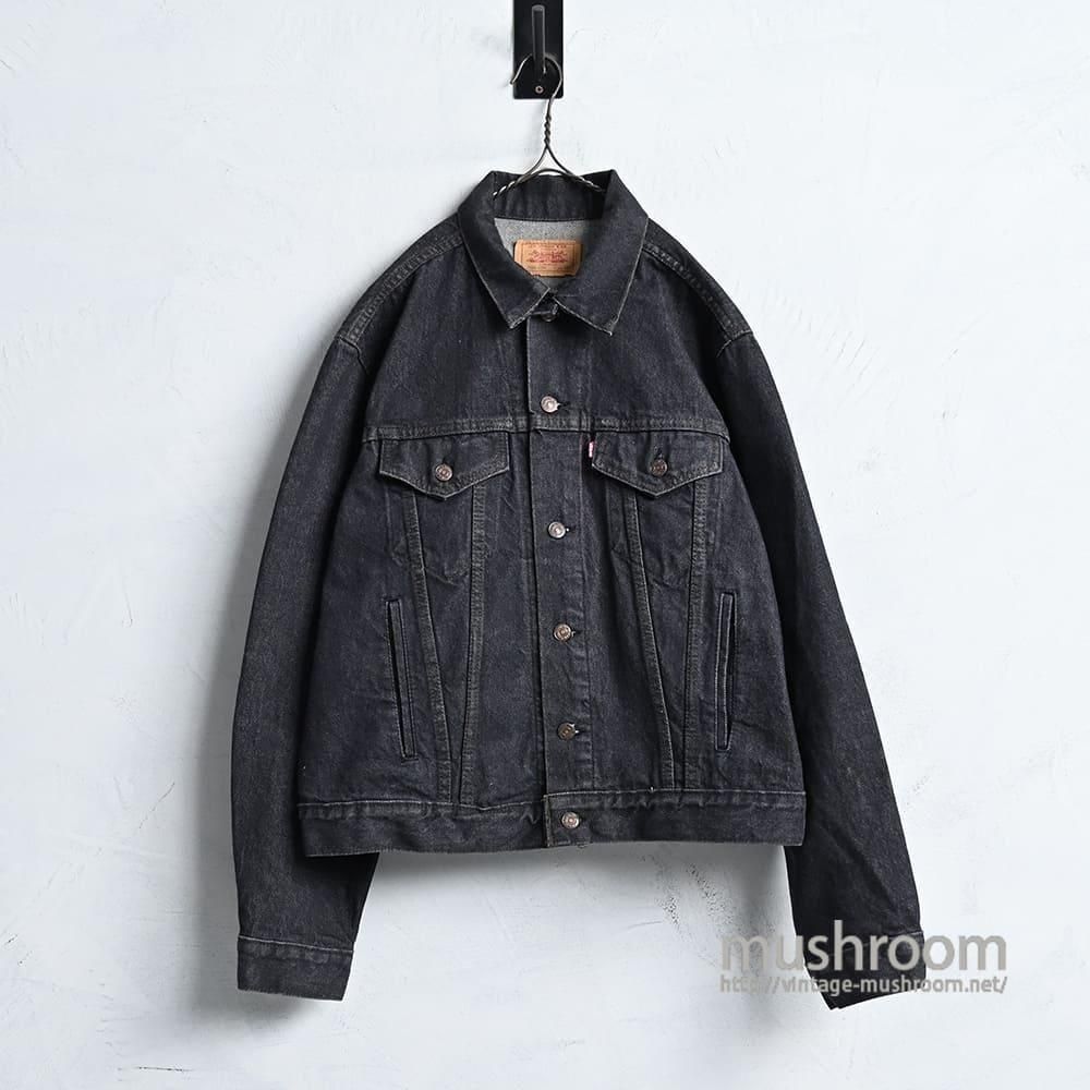 LEVI'S 70506-0259 BLACK DENIM JACKET（1980'S/MINT CONDITION/SZ 48