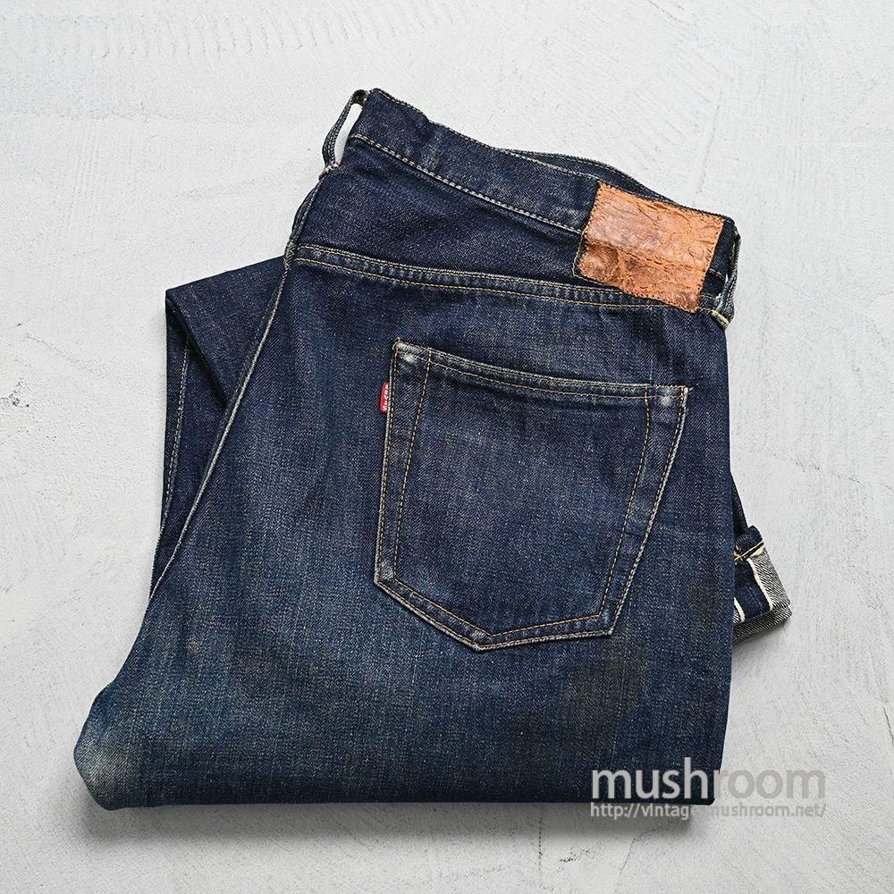 WW2 LEVI'S S501XX JEANS with PAINT STITCHDARK COLOR & GOOD CONDITION