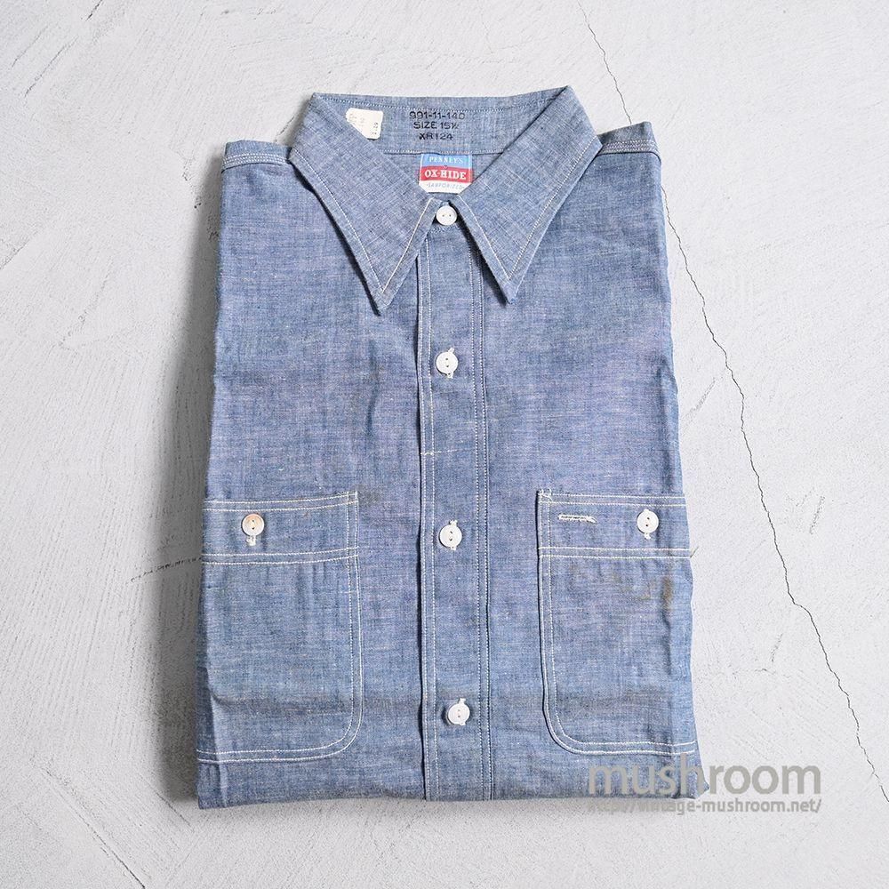 PENNEY'S OXHIDE L/S CHAMBRAY WORK SHIRTDEADSTOCK/15 1/2 