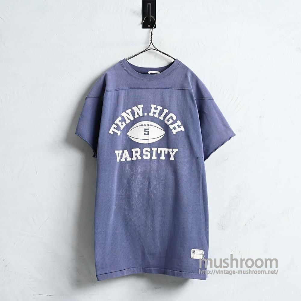 CHAMPION CUT-OFF FOOTBALL T-SHIRTAround 1940'S/BIG RUNNING TAG/LARGE