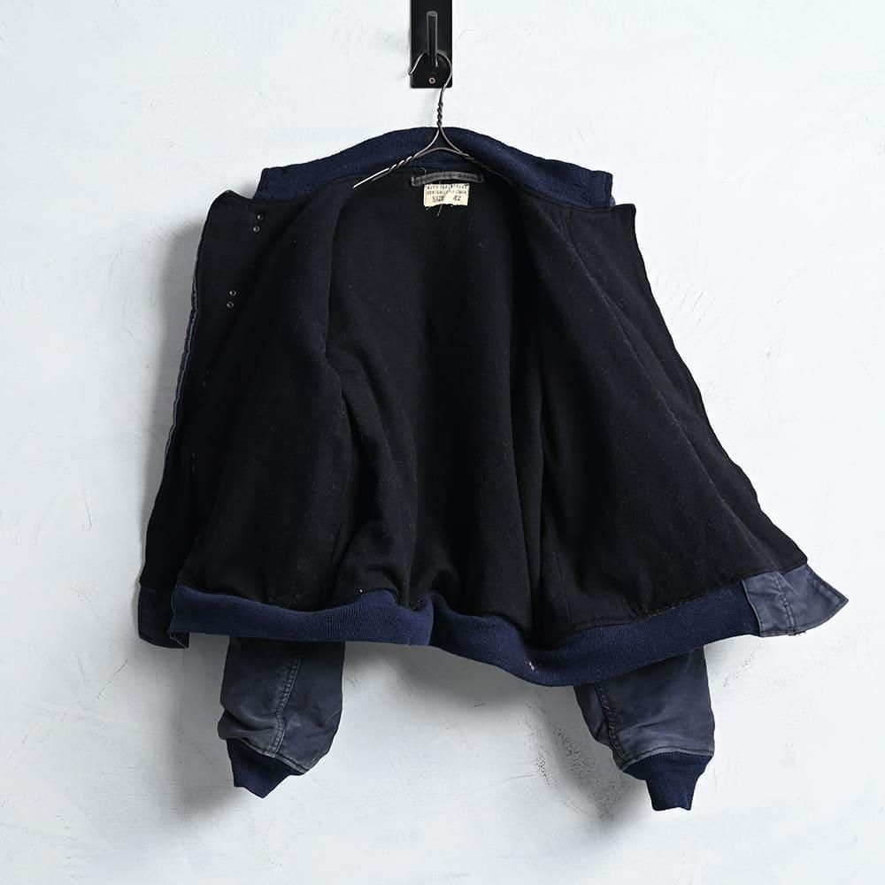 WW2 U.S.NAVY BLUE DECK JACKET（SZ 42/MINT CONDITION） - 古着屋