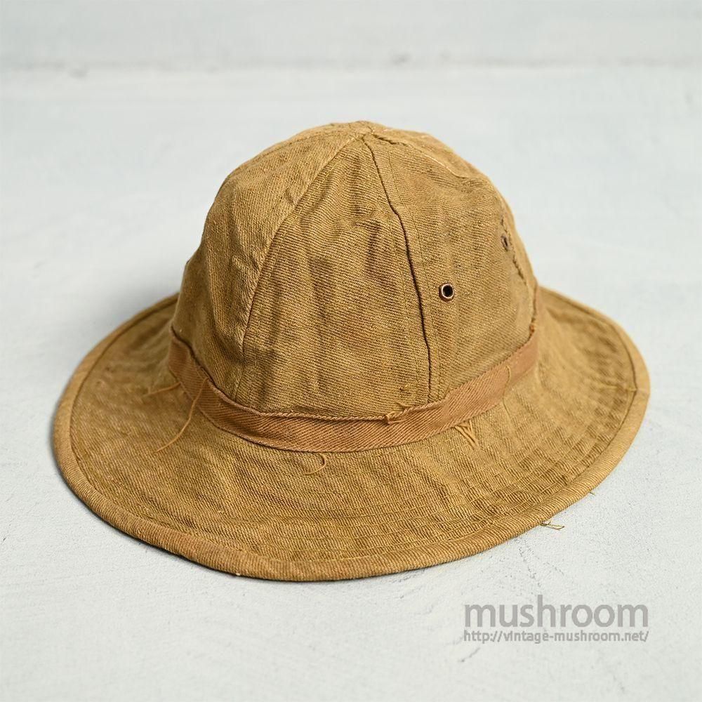 WW1 U.S.ARMY BROWN DENIM HATAround 1910'S/VERY GOOD CONDITION