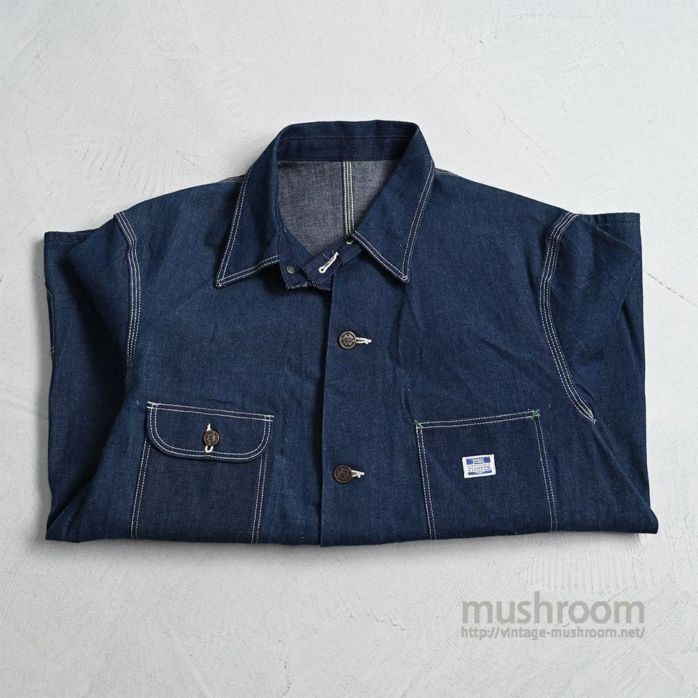 MW PIONEER DENIM COVERALL with CHINSTRAP1930'S/DEADSTOCK/SZ 44