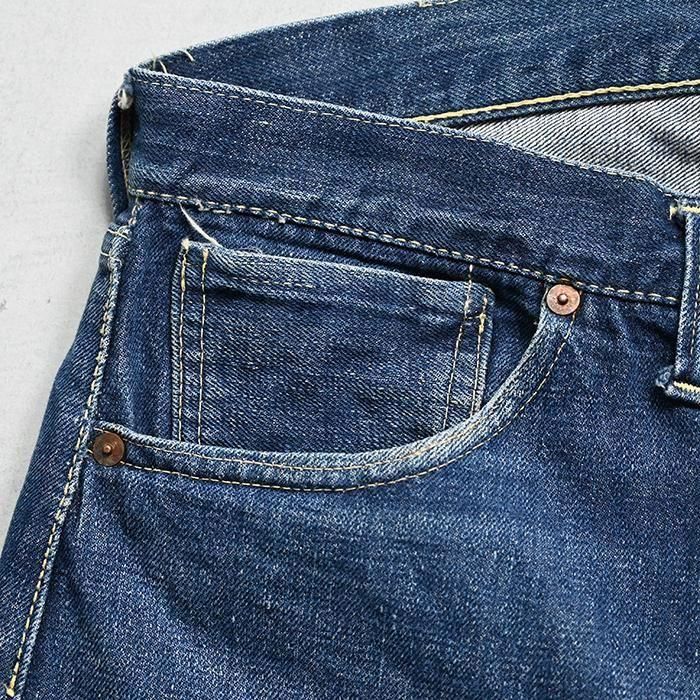 WW2 LEVI'S S501XX JEANS with UNUSUAL SLEEK（GOOD SIZE & GOOD
