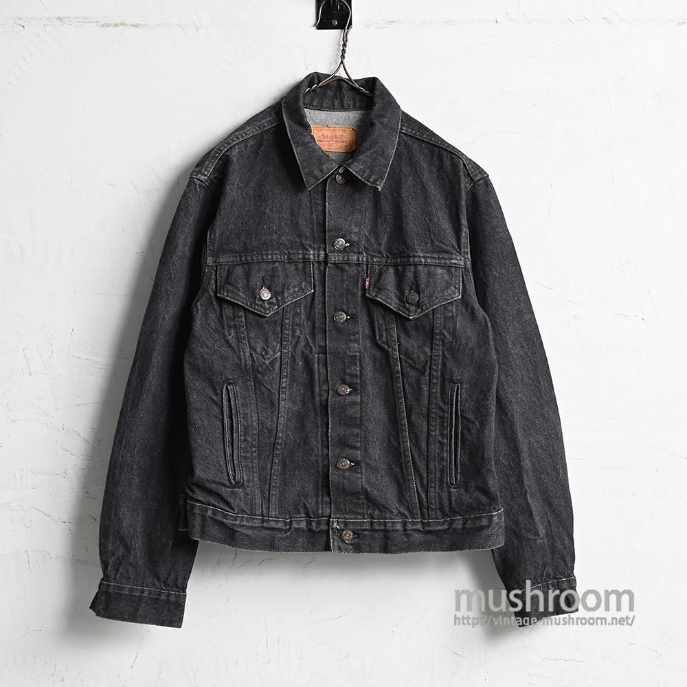 LEVI'S 70506-0259 BLACK DENIM JACKET（'86/MINT CONDITION/SZ 42R