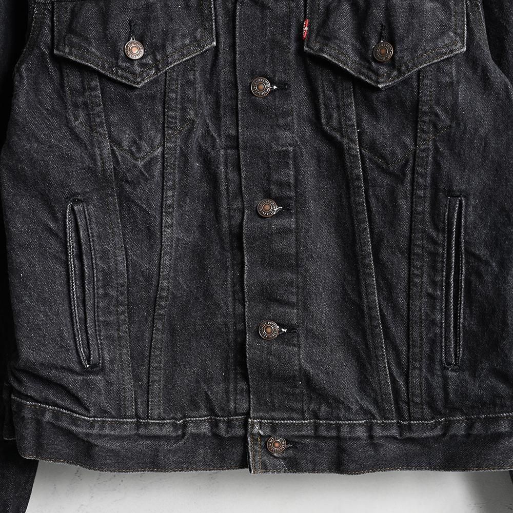 LEVI'S 70506-0259 BLACK DENIM JACKET（'86/MINT CONDITION/SZ 42R