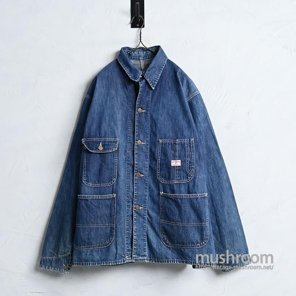 BIG IDEAL DENIM COVERALL1940'S/GOOD CONDITION