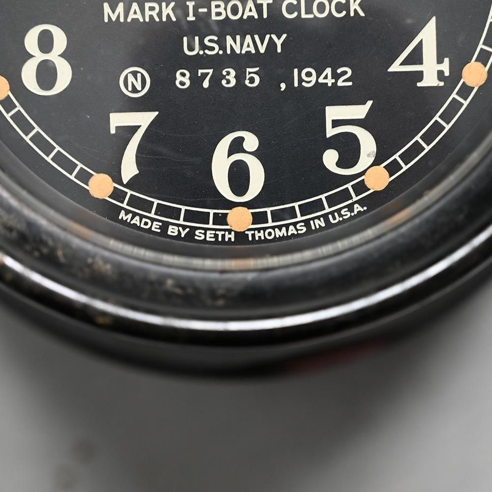 WW2 U.S.N SHIP DECK CLOCK with BOX（'42/GOOD CONDITION） - 古着屋