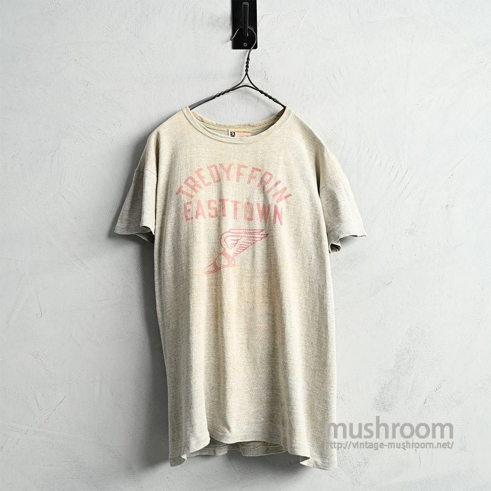 CHAMPION WING FOOT WATER PRINT T-SHIRTAround 1940'S/BIG RUNNING TAG/SZ 40