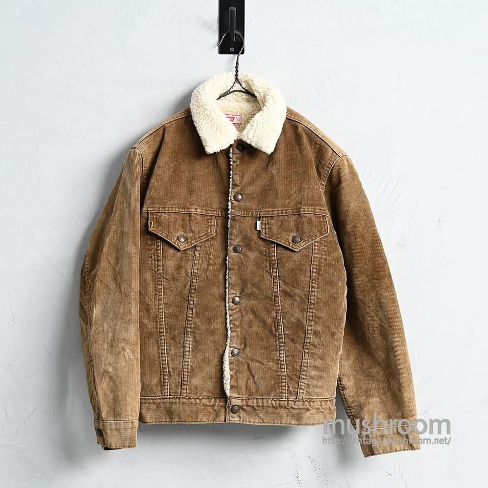 LEVI'S BIGE CORDUROY BOA JACKETSZ 36/GOOD CONDITION