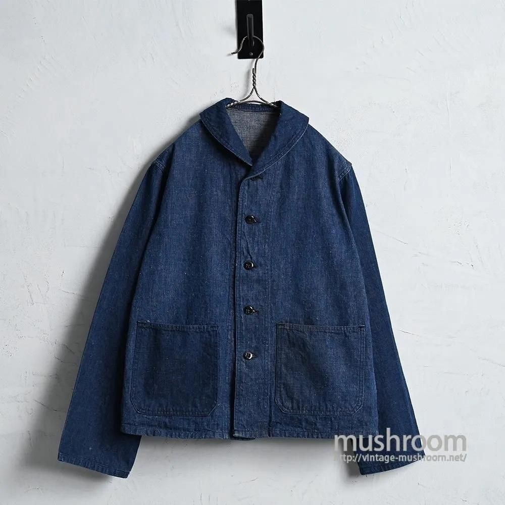 WW2 U.S.NAVY DANGAREE DENIM JACKET with LABEL（SZ 38/MINT