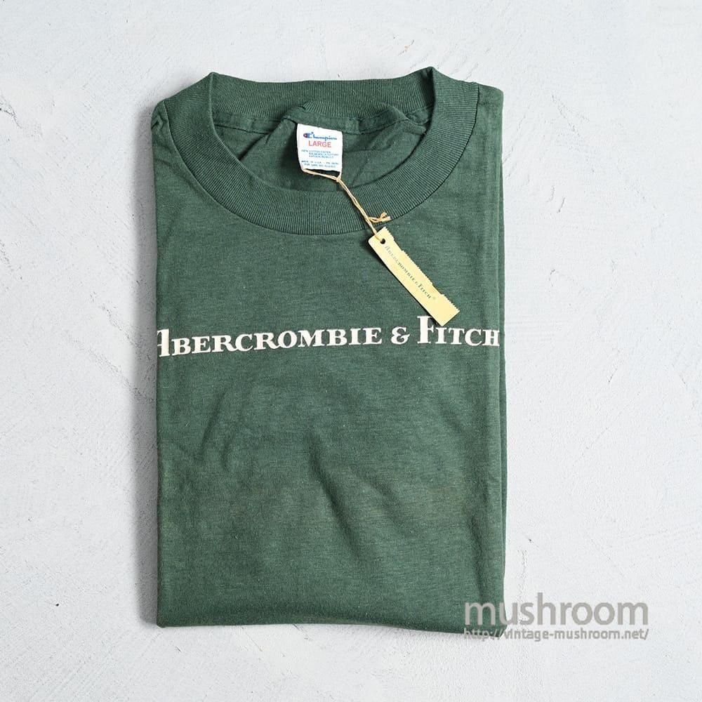 ABERCROMBIE & FITCH T-SHIRT by CHAMPION1980'S/DEADSTOCK/LARGE