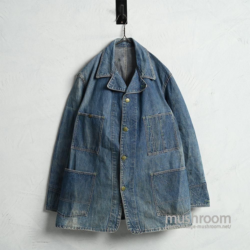 OSH KOSH DENIM COVERALLAround 1940'S50'S/GOOD INDIGO