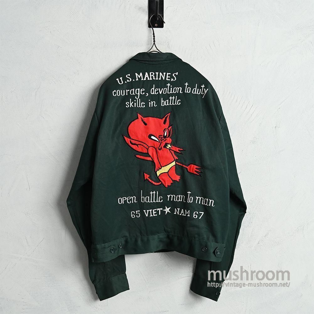 VIET-NAM 65-67 SOUVENIR JACKET with RED DEVIL EMBROIDERYGOOD CONDITION