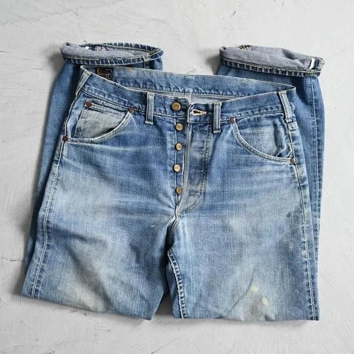Lee 101B RIDERS JEANS with SELVEDGE1960'S/GOOD INDIGO/W34