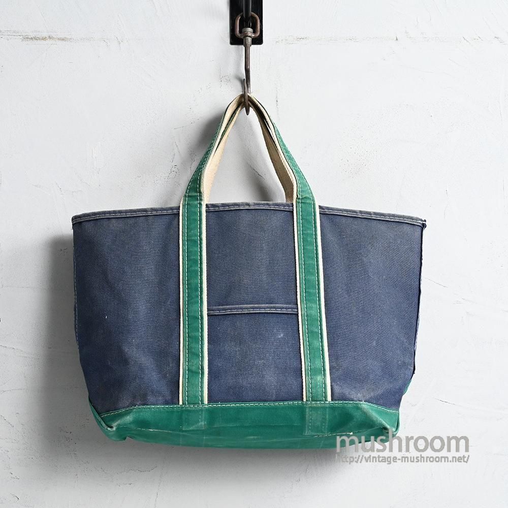 L.L.BEAN NVY��GRN DELUXE TOTE��1980'S/GOOD CONDITION/LARGE��