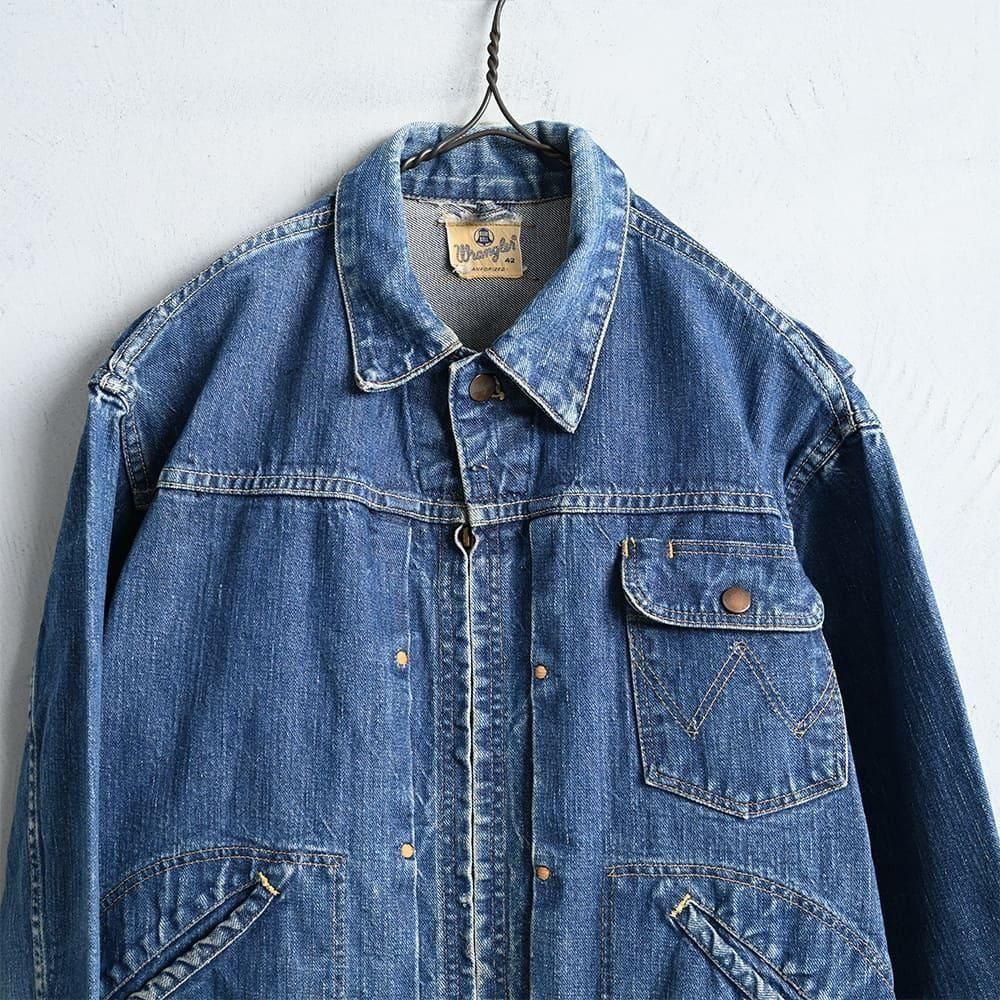 WRANGLER 11MJZ DENIM JACKET（1960'S/GOOD CONDITION/SZ 42） - 古着