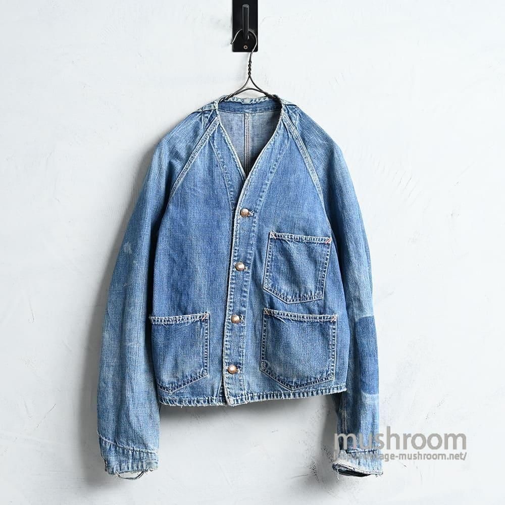 PAY DAY DENIM ENGINEER JACKET��Around 1950'S/GOOD INDIGO��