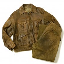 Mid-Western Hunting Leather Jacket & Pants