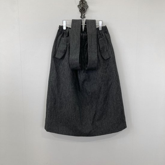 Masnou design   サスペンダースカート　[gray]
