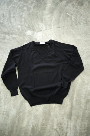 <img class='new_mark_img1' src='https://img.shop-pro.jp/img/new/icons47.gif' style='border:none;display:inline;margin:0px;padding:0px;width:auto;' />John smedley V-neck Pullover cotton knit