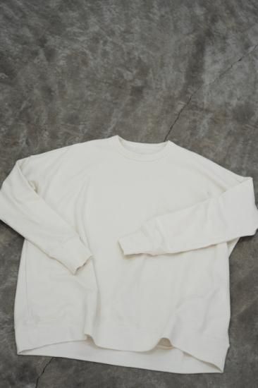 吊ループライト天竺クルーネック col.Light Beige | PEOPLE