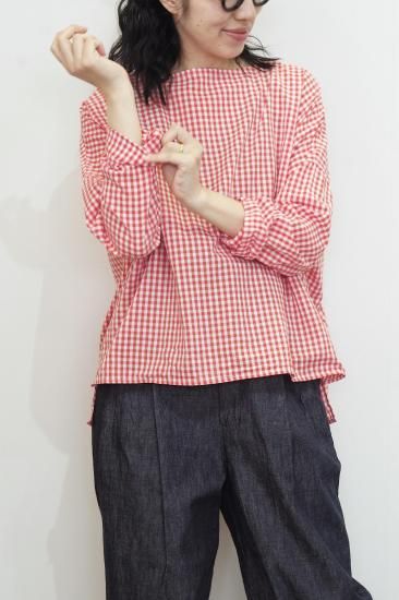 <img class='new_mark_img1' src='https://img.shop-pro.jp/img/new/icons14.gif' style='border:none;display:inline;margin:0px;padding:0px;width:auto;' />r ein  L/S tops  [ gingham red ]