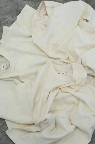 <img class='new_mark_img1' src='https://img.shop-pro.jp/img/new/icons14.gif' style='border:none;display:inline;margin:0px;padding:0px;width:auto;' />MEYAME  BLANK TEE  [CREAM]