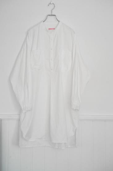<img class='new_mark_img1' src='https://img.shop-pro.jp/img/new/icons14.gif' style='border:none;display:inline;margin:0px;padding:0px;width:auto;' />r ein  ROUNDISH LONG SHIRT   [ WHITE ]