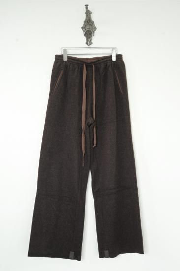 <img class='new_mark_img1' src='https://img.shop-pro.jp/img/new/icons14.gif' style='border:none;display:inline;margin:0px;padding:0px;width:auto;' />HENRIETTE STEFFENSEN   FLARE TROUSERS[ CHOKOLATE ]