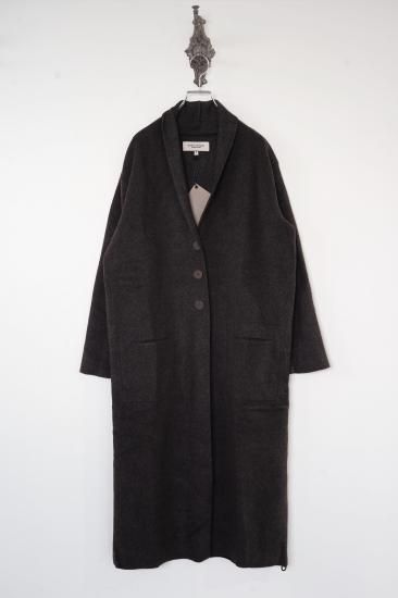 <img class='new_mark_img1' src='https://img.shop-pro.jp/img/new/icons14.gif' style='border:none;display:inline;margin:0px;padding:0px;width:auto;' />HENRIETTE STEFFENSEN   LONG CARDIGAN[ CHOKOLATE ]