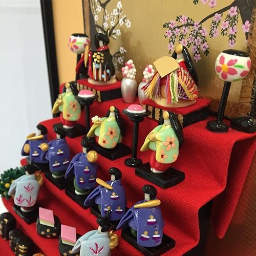 五段飾り - 小さな雛人形のまめひな | 桃山工房 | 熊本職人による