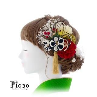 アートフラワー 造花 の髪飾り 花冠 Picco ピッコ