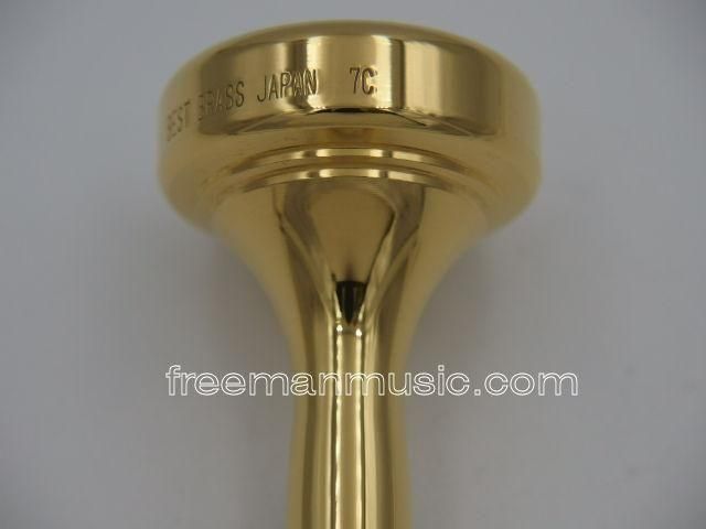BESTBRASS 7C(細管用)トロンボーンマウスピース ベストブラス 7C GP トロンボーン細管用マウスピース - FREEMAN