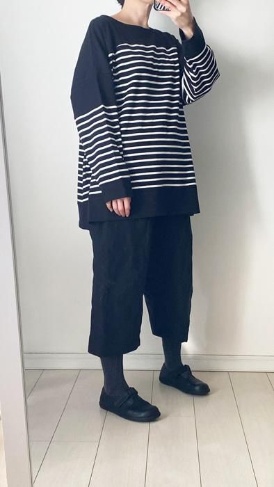 nanatone リネンカラーのサルエルパンツ パンツ