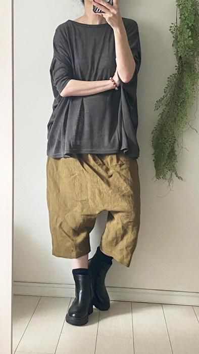 高い信頼 厚い信頼 6月下旬以降のお届け♪予約販売になります♪】□マスタード パンツ