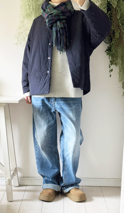 サイドのZIPが可愛いショートコート - NANATONE