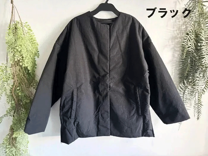 サイドのZIPが可愛いショートコート - NANATONE